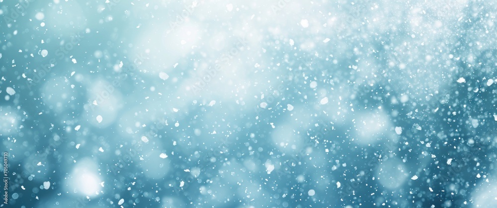 Serene Snowfall Abstract Background