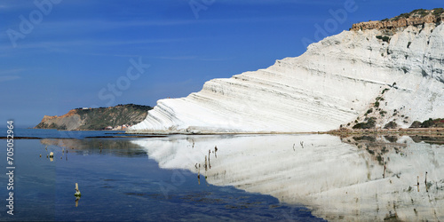 Cuadro en lienzo Scala dei Turchi, monumentaler Felsen, Gemeinde Realmonte, Agrigent, Sizilien, E