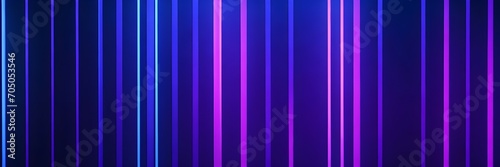 Abstract Blue Background Banner with Vertical Lines in Blue and Purple