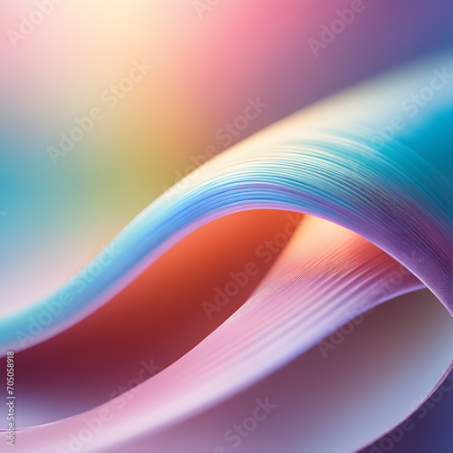 Abstract colorful background with geometry gradient. Vivid rainbow colors colorful smooth silk textured wallpaper. Background banner