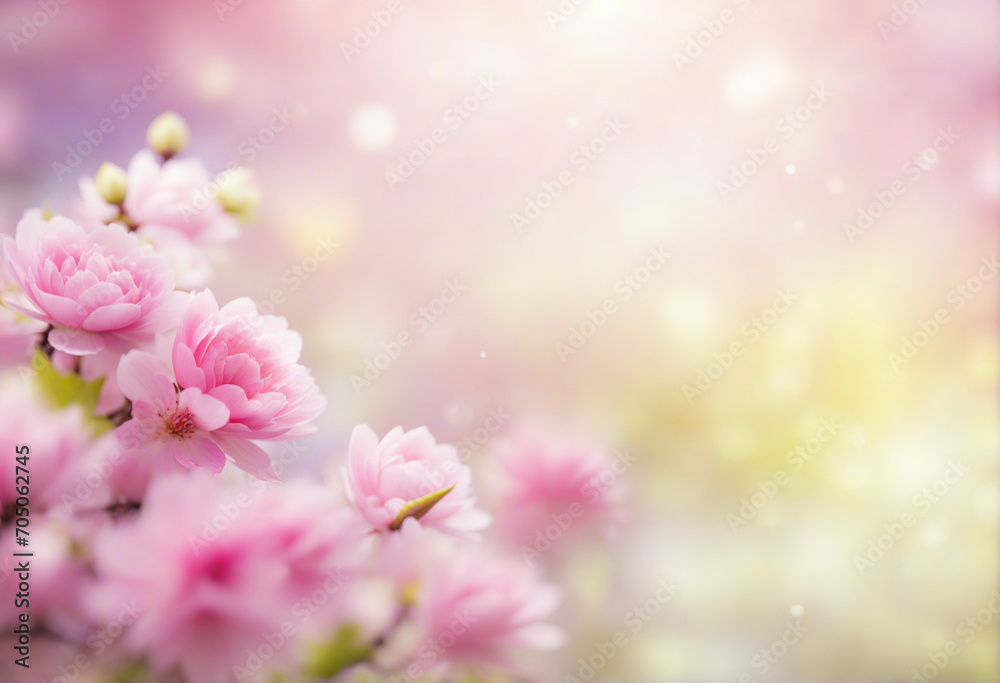 pink flowers bokeh background. Blurry pink background pink flowers bokeh background. Blurry pink background