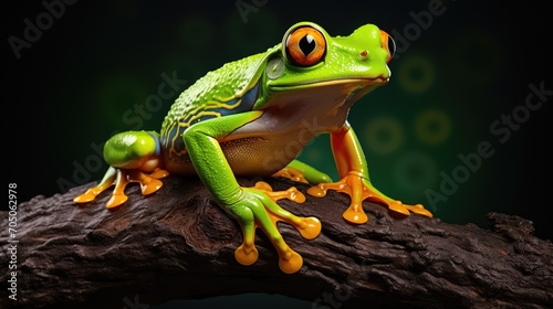 red eyed tree frog © faiz