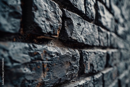 Close-up view of a brick wall with a clock mounted on it. This image can be used to represent time, punctuality, or a vintage aesthetic