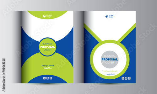 Business Proposal Catalog Cover Design Template Concepts