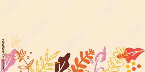 Tropical Leaves in doodle style. Vector hand drawn black line design elements. Exotic summer botanical illustrations. Monstera leaves, palm, banana leaf.