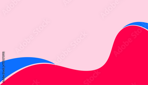 Pink Color Isolated Background Template