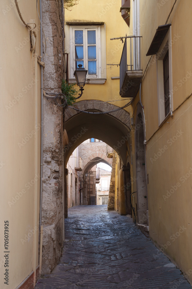 Benevento, Italy: old street