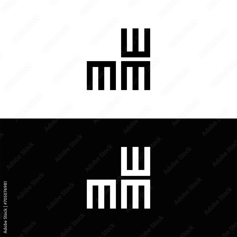 MWM logo. M W M design. White MWM letter. MWM, M W M letter logo design. Initial letter MWM letter logo set, linked circle uppercase monogram logo. M W M letter logo vector design.	

