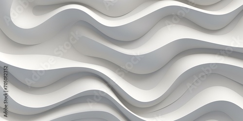 White Wave Wallpaper Generative AI