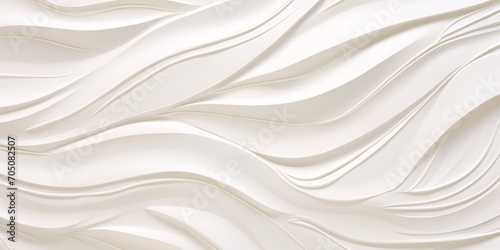 White Wave Wallpaper Generative AI