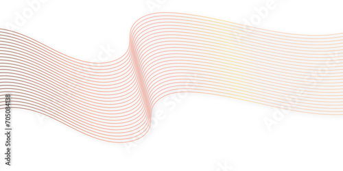  Abstract colorful wave and curve lines with technology background. Vector 3d echo audio wavefrom spectrum. Abstract music waves oscillation graph. graphic energy sound waves technology concept design