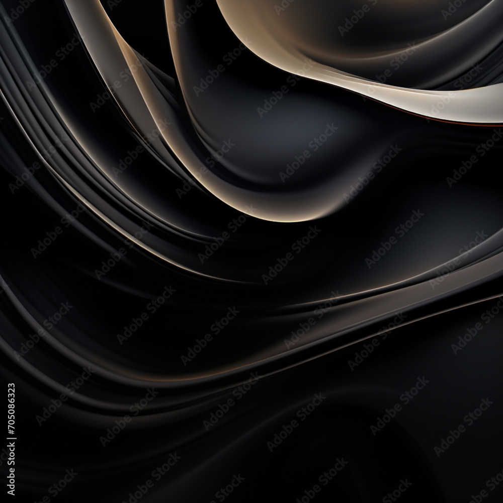Obraz premium Black and gold abstract background