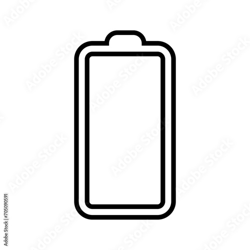 Battery charge icon vector. indicator battery illustration symbol. accumulator logo.
