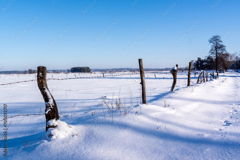 Zimowe wędrówki Doliną Narwi, Podlasie, Polska