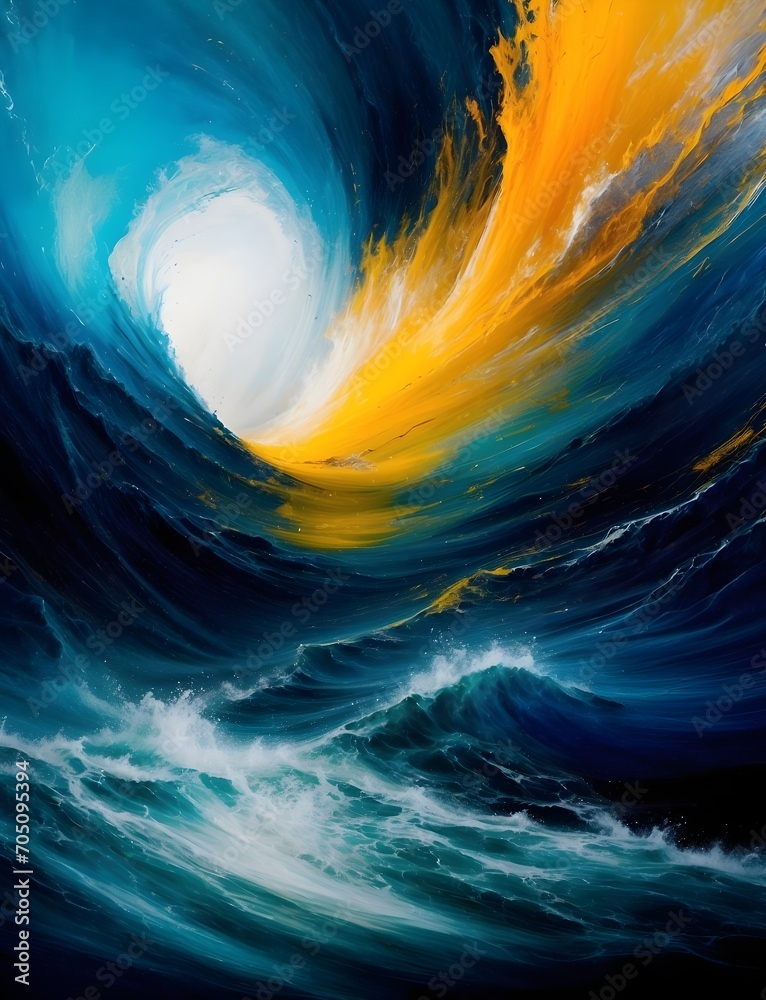 Dynamic Sea Storm: Abstract Painting with Emotion-Filled Hues | Ocean Waves, Nature Landscape, and 3D Atmosphere | Perfect Wall Art for Deep Emotions and Tranquil Spaces Dynamic Sea Storm: Abstract Painting with Emotion-Filled Hues | Ocean Waves, Nature Landscape, and 3D Atmosphere | Perfect Wall Art for Deep Emotions and Tranquil Spaces
