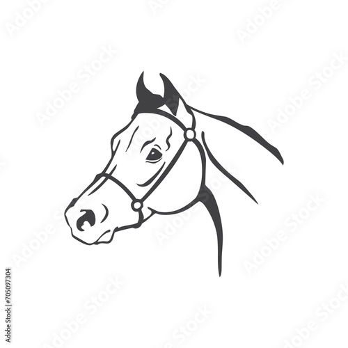 Fototapeta Naklejka Na Ścianę i Meble -  Horse icon