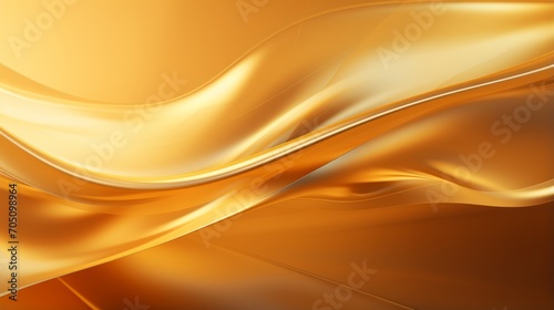 Vibrant abstract artwork with gold colored wavy lines on a textured background