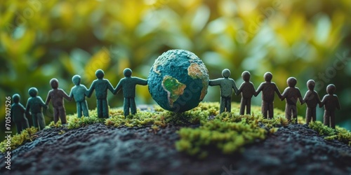 a background image portraying professional networking group of people who care about the earth and other people, who want to make a difference photo