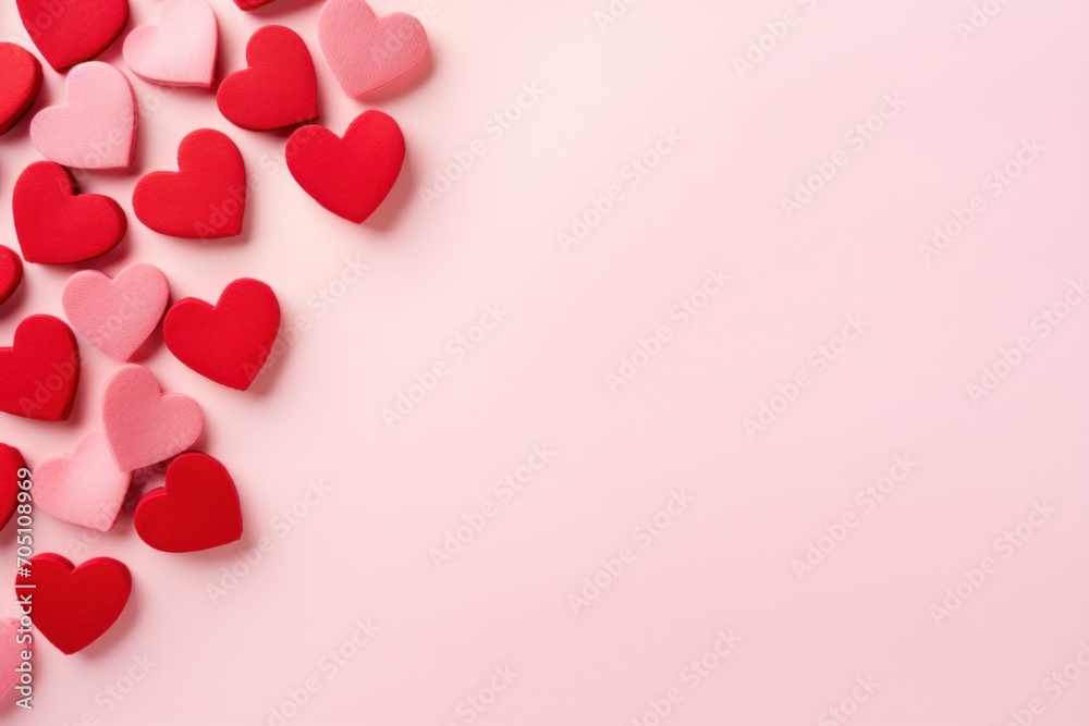 Valentine Day Background Mockup with empty space in middle for product