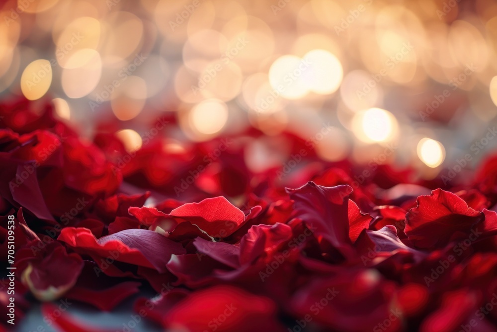 rose petals swirling down on a magical soft light background rose petals swirling down on a magical soft light background