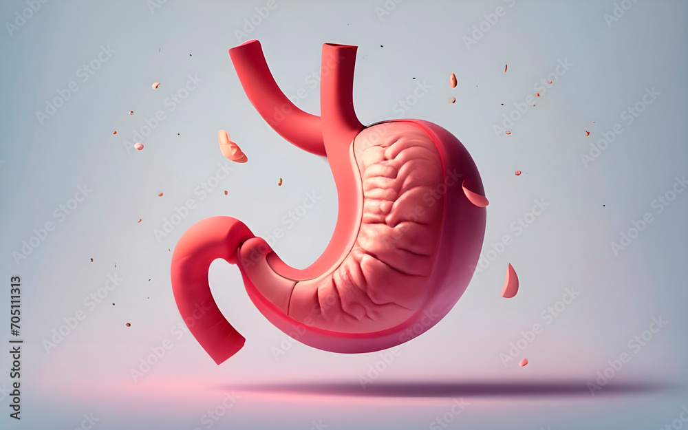 Fototapeta premium 3d rendered illustration of human stomach