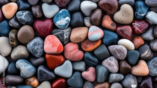 Obraz na plátne pebbles on a beach