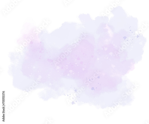 Pastel purple watercolor abstract background