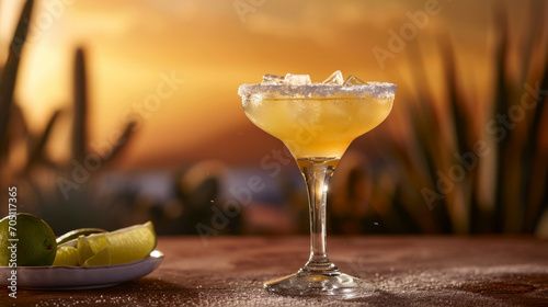 Traditionelle Margarita on the Rocks photo