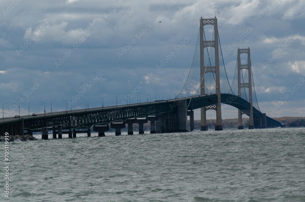 Mackinaw Bridge at the Straight of Mackinaw Mackinaw Bridge at the Straight of Mackinaw