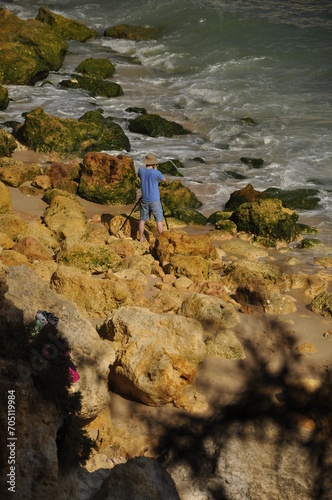 Skaliste, słoneczne wybrzeże Algarve, Portugalia