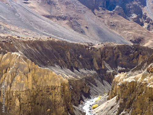 LAndscape of the mountains of Spiti Valley in Himachal PRadesh