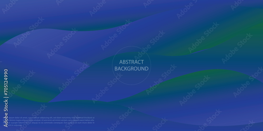 Abstract Gradient Green Blue liquid background. Modern background design. Dynamic Waves. Fluid shapes composition. Fit for website, banners, brochure, posters. vector eps 10