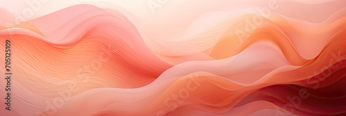 A blur background with a peach fuzz wave blur effect suitable for adding subtle and soft visual interest to designs, perfect for creating a calming and professional backdrop for various projects