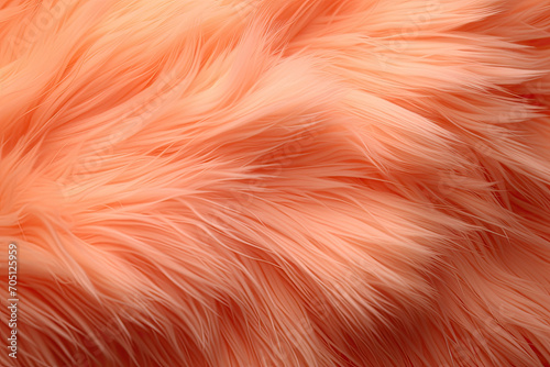 close up of pink feathers, peach fuzz feathers .This asset is suitable for fashion, beauty, and luxury design projects, adding a touch of elegance and sophist