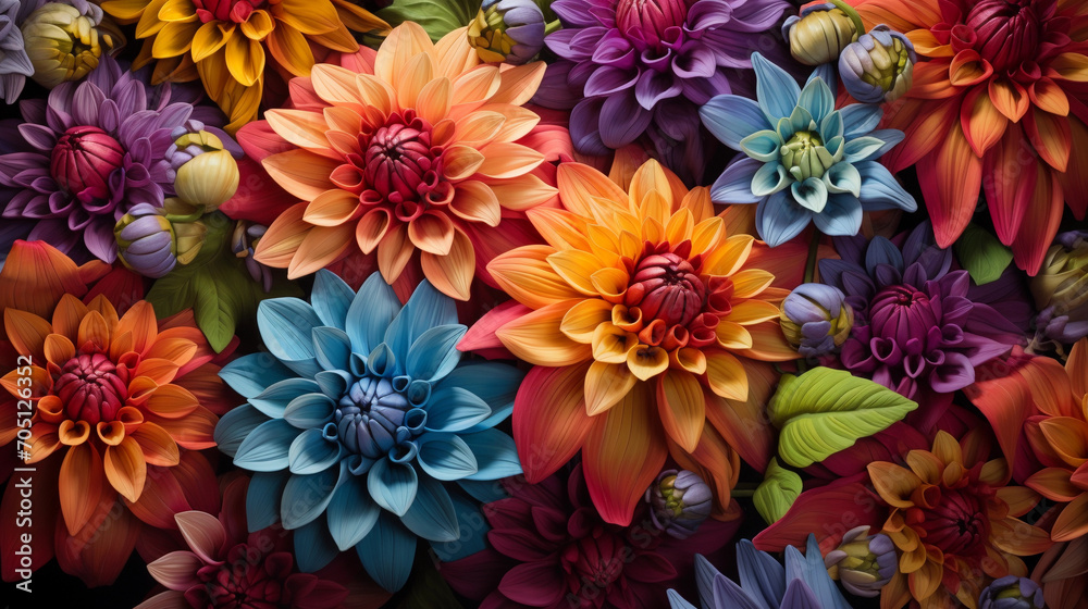 Beautiful colorful flowers Beautiful colorful flowers