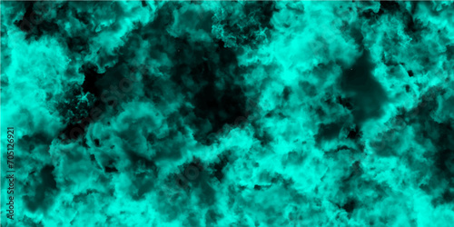 Abstract background with Scary Blue and black horror background. Marbled Blue painted powder explosion. Bright Blue space nebula . Blue & Black color old concrete wall for background.