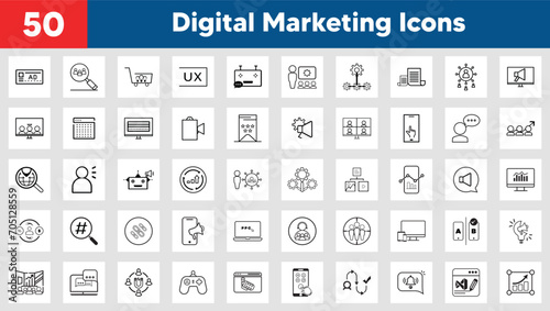 Digital Marketing icons