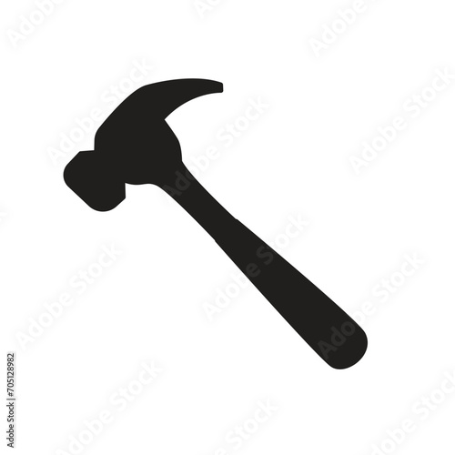 Fényképezés hammer tool vector symbol sign icon
