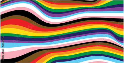 Pride Background with LGBTQ Pride Flag Colours. gender fluid concept