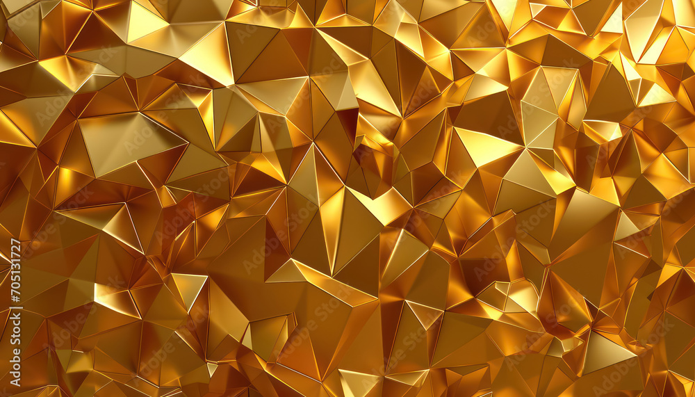 golden foil polygonal texture abstract background golden foil polygonal texture abstract background