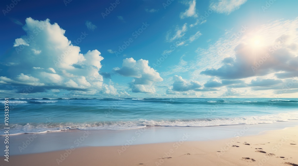 beach and sky