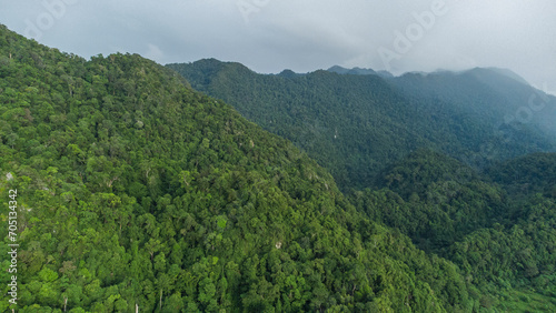 Aerial view of Bukit Barisan © Azmil