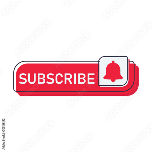 subscribe button illustration