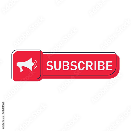subscribe button illustration