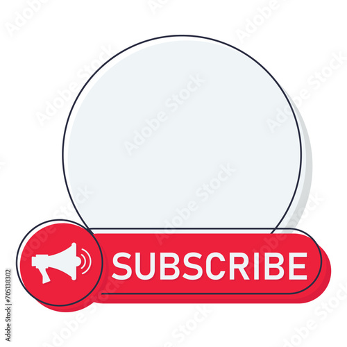 subscribe button illustration