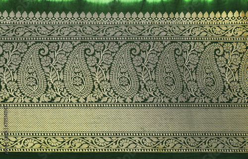 Indian made wedding red silk fabric 