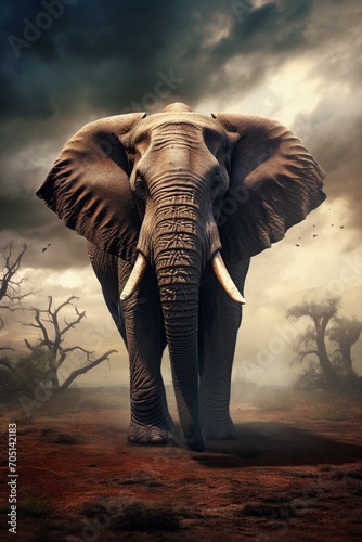 lone elephant the symbols of power