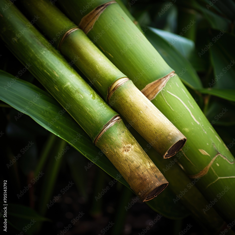 Fototapeta premium Sugarcane at agriculture field
