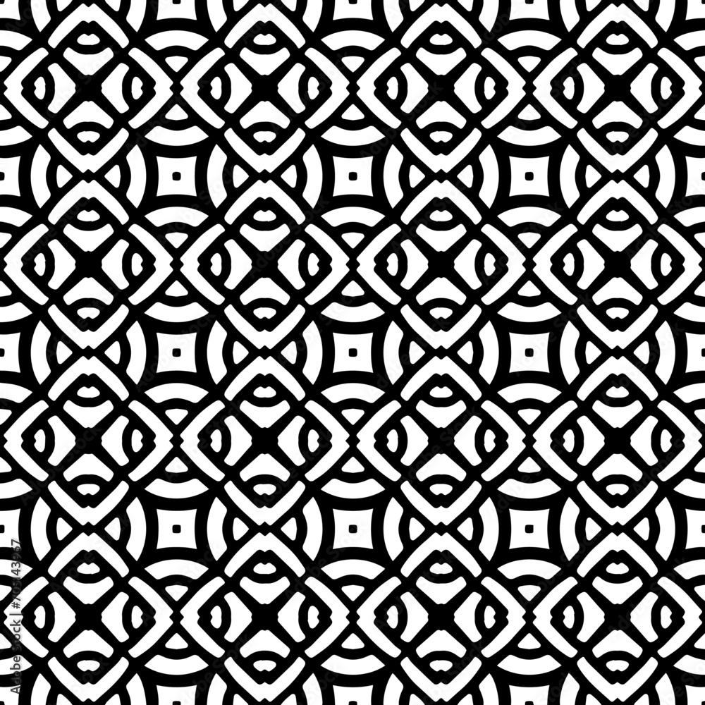 Monochrome pattern, Abstract texture for fabric print, card, table cloth, furniture, banner, cover, invitation, decoration, wrapping.seamless repeating pattern.Black color. Monochrome pattern, Abstract texture for fabric print, card, table cloth, furniture, banner, cover, invitation, decoration, wrapping.seamless repeating pattern.Black color.
