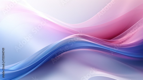 abstract colorful background with smooth lines in blue, orange and pink